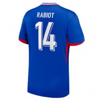 Camisa de Futebol França Adrien Rabiot #14 Equipamento Principal Europeu 2024 Manga Curta